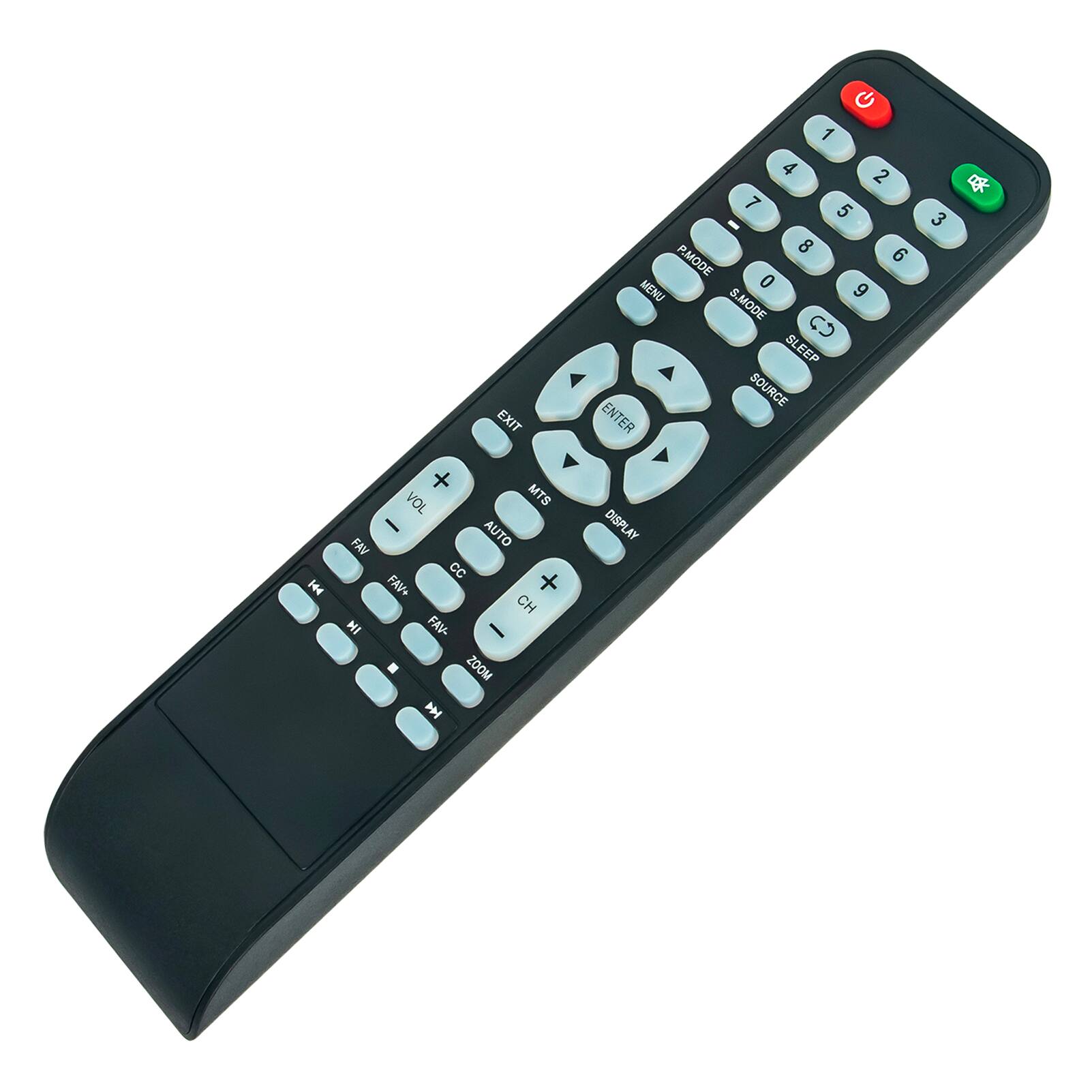 i44 EXIT + VOL MTS - AUTO FAV CC FAV+ + CH HI FAV- - - ZOOM U 1 4 2 7 5 - 8 6 P.MODE MENU 0 9 8.MODE SL CD SLEEP SOURCE ENTER DISPLAY 3