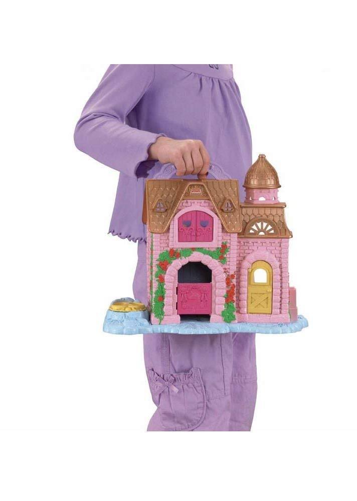 Alt View 1. Fisher Price - Precious Palace Pony Palace Princess Stable - Includes unicorn headpiece & brush to groom Kirin + More - Multi.