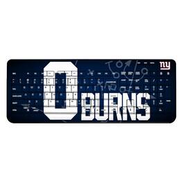Keyscaper - Brian Burns New York Giants Wireless Keyboard - Black