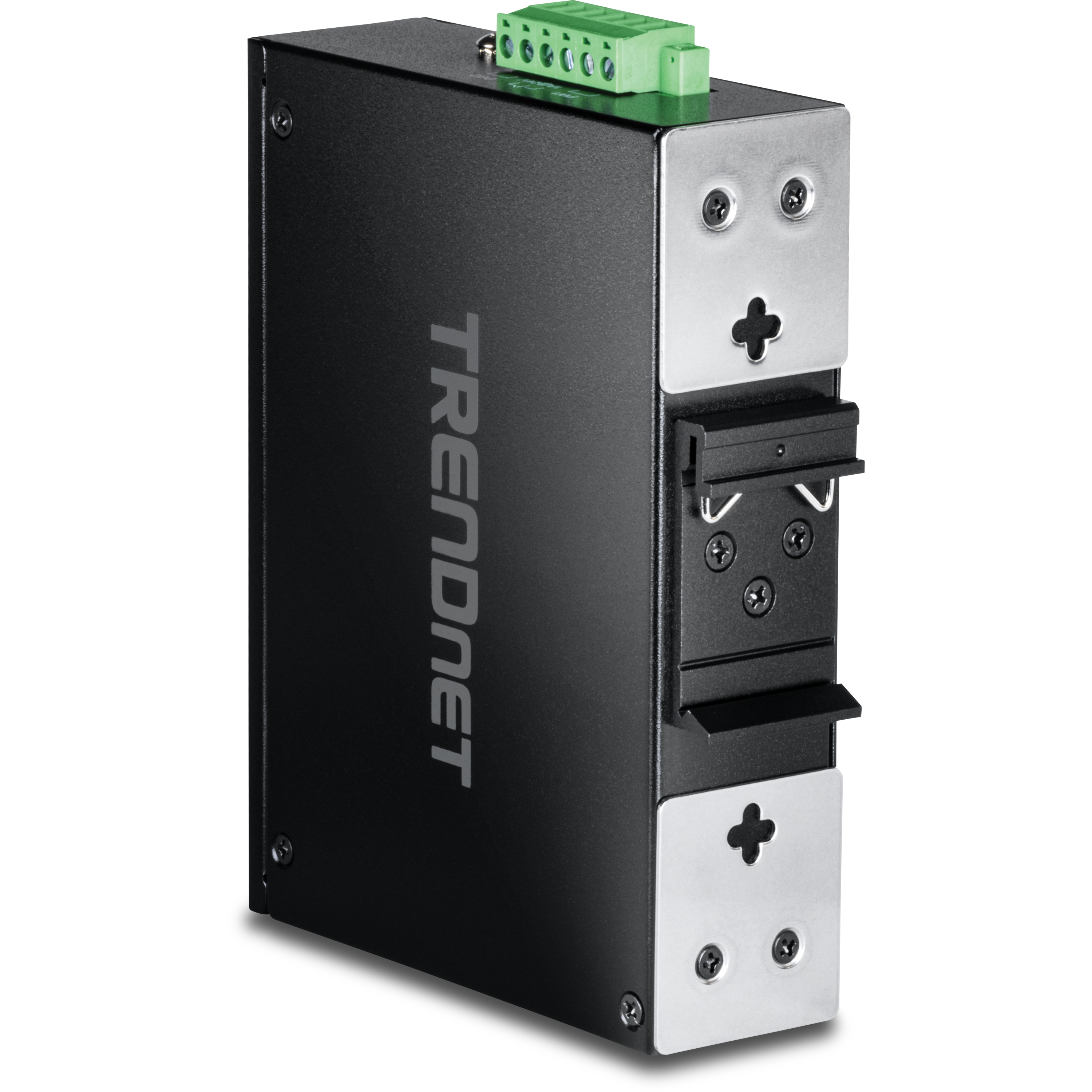 Alt View 9. Trendnet - TRENDnet TI-PG62B, 6-Port Industrial Gigabit PoE+ DIN-Rail Network Switch - Black.