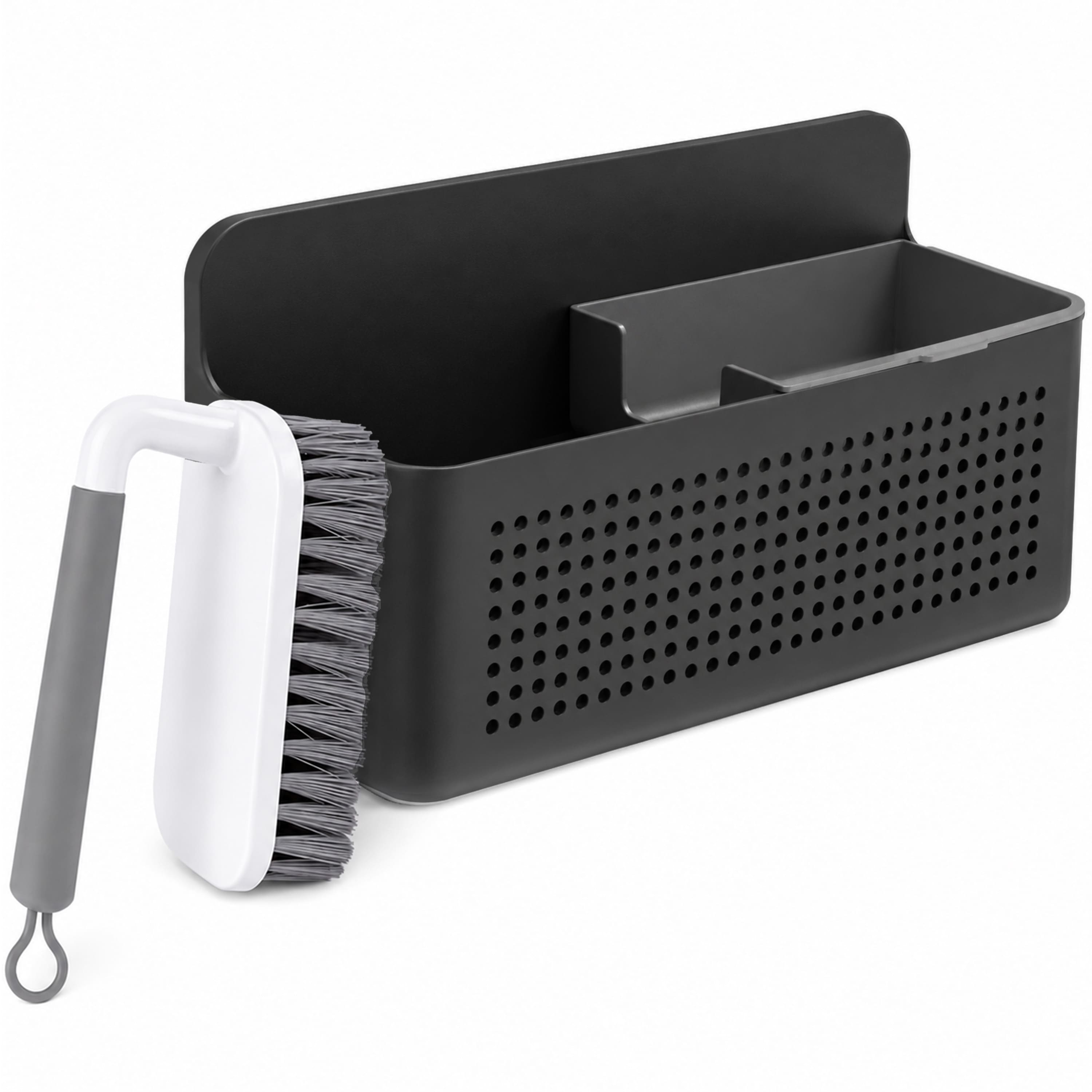 OU - Kitchen Sink Organizer Set, Wall Mounted Caddy with Removable Sponge Tray & Scrub Brush price history on PriceWatchPro