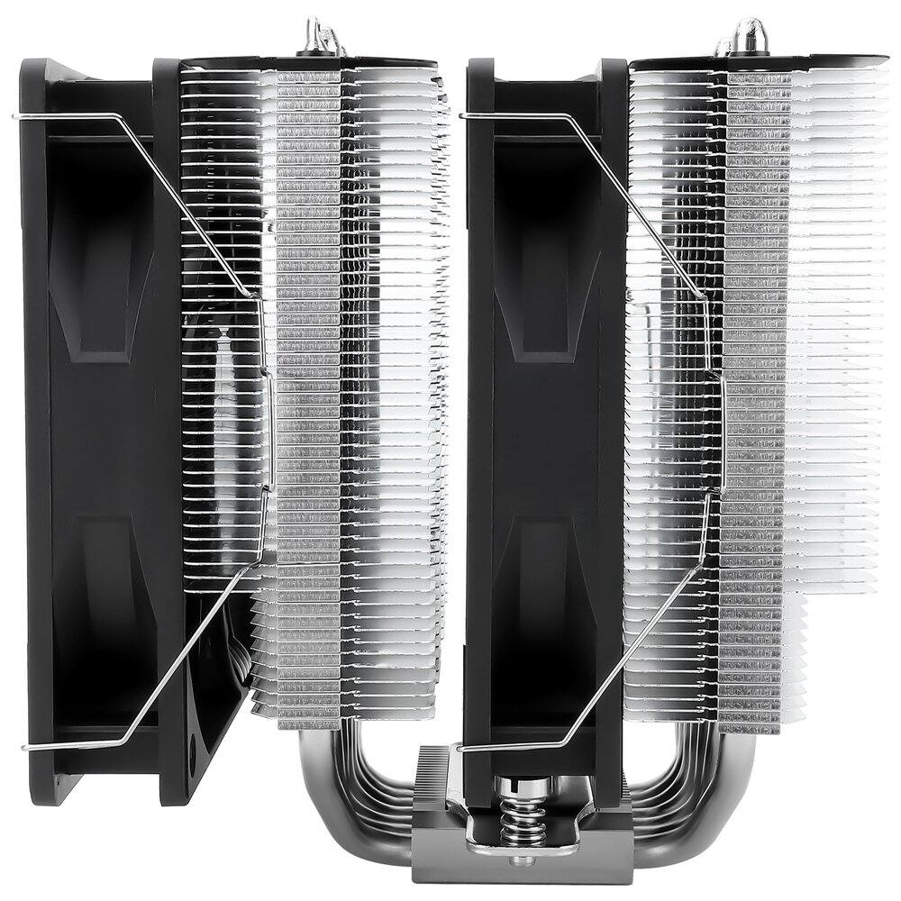 Alt View 1. Thermalright - Phantom Spirit 120 SE ARGB CPU Air Cooler, Dual TL-C12B-S V2 PWM Fan, for AMD AM4 AM5/Intel 1700/1150/1151/1200/1851 - Black.