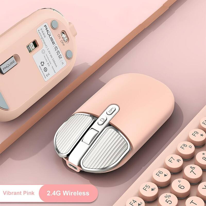 FMOUSE  
FMOUSE NO Rating (Input): 5  
FMOUSE | OFF DV : windowsse  
500mA  
MADE IN CHINA  
1 DPI  
Vibrant Pink  
2.4G Wireless  
1  
4  
F9 + F8  
a * F7  
C a & F6  
7 7  
F5  
6 V %  
F4  
N 5  
T