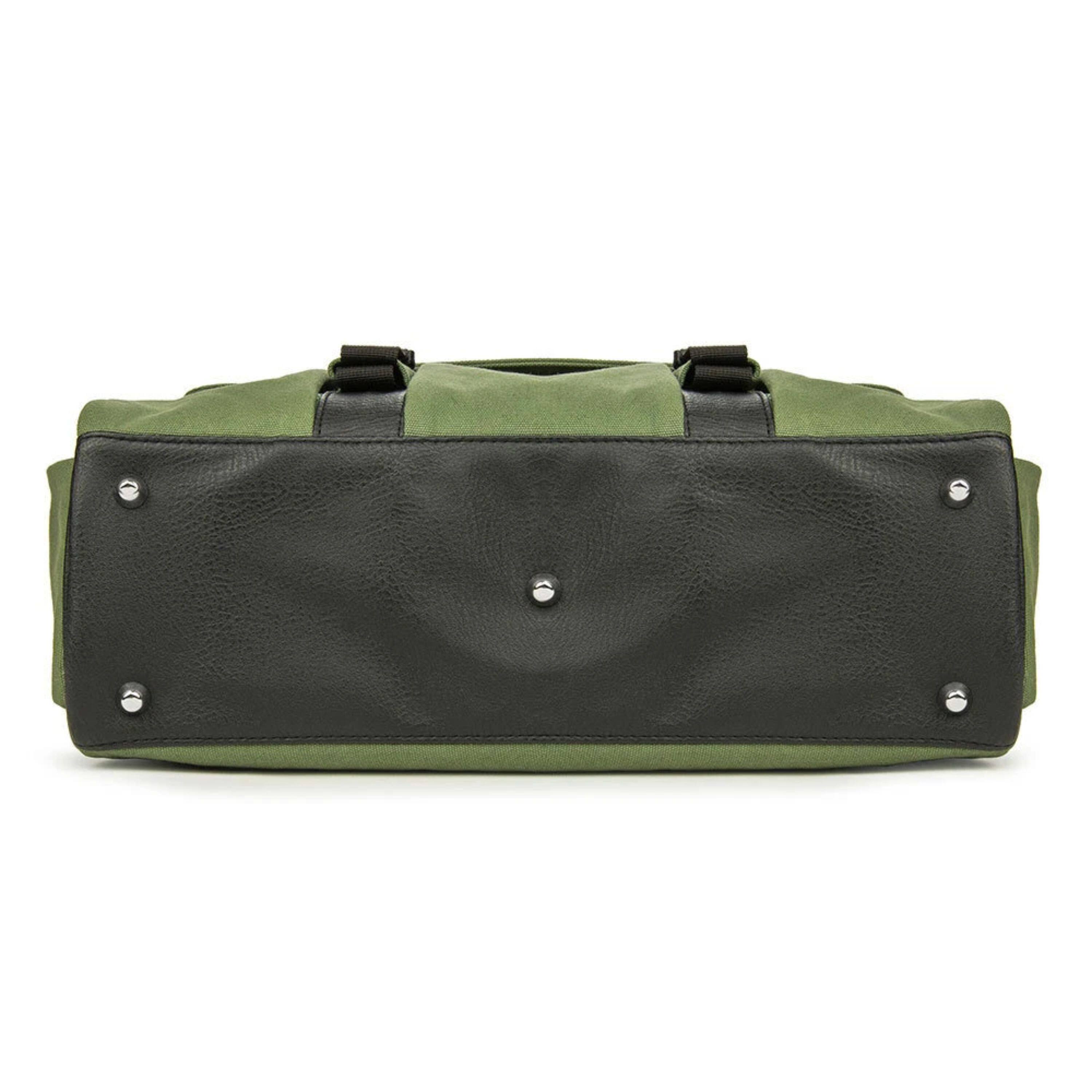 Alt View 5. Kitcheniva - DSLR Mirrorless Camera Laptop Shoulder Messenger Photography Bag - Forest Green.