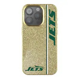 Keyscaper - NFL - New York Jets - iPhone Bling Case - 15 - Gold