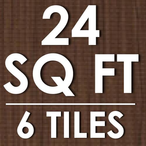 Alt View 3. ProsourceFit - ProsourceFit Wood Grain Puzzle Mat 1/2-in - Dark Walnut.