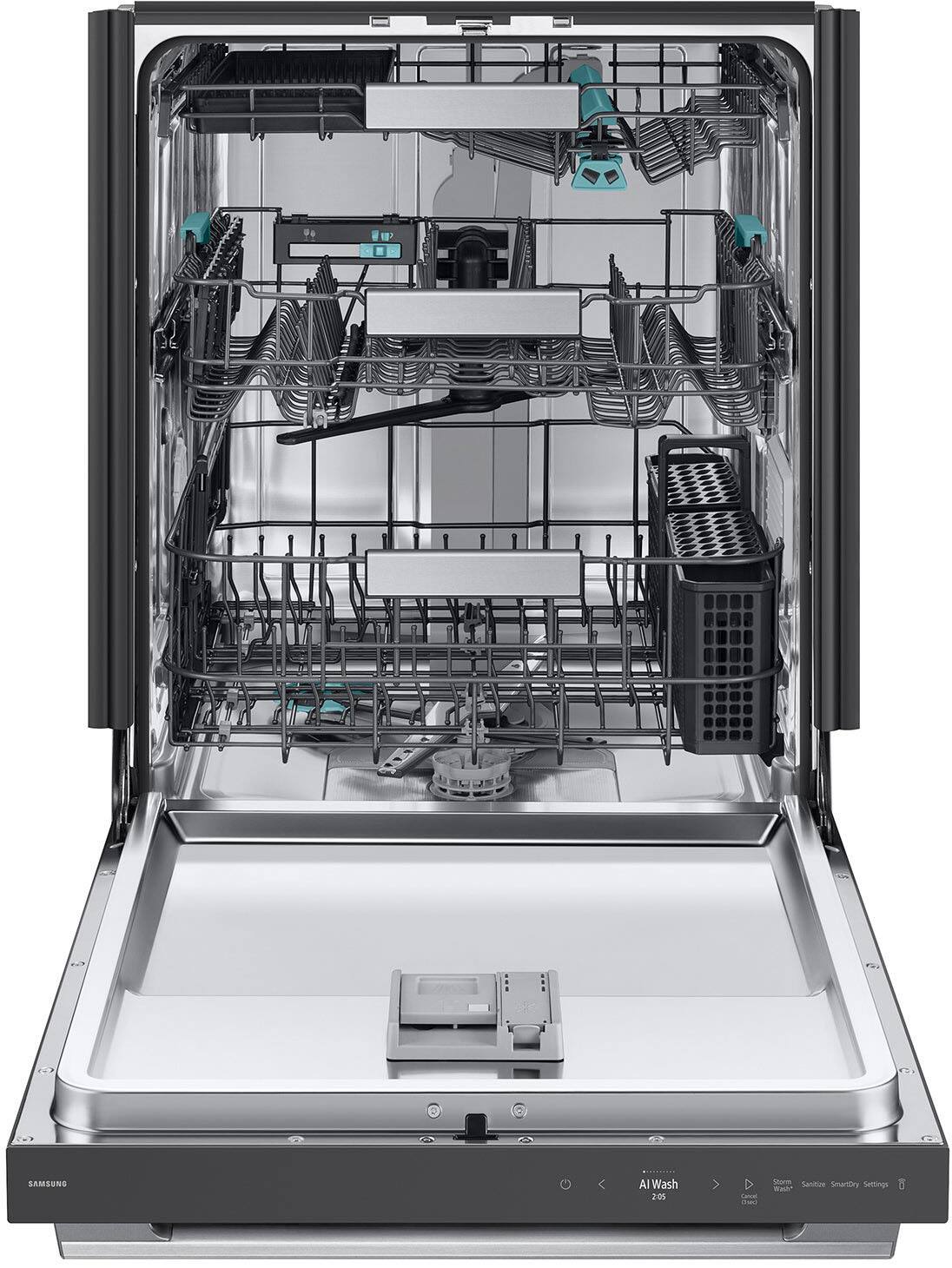 SAMSUNG  
AI Wash 2:05  
D Calories adidas  
- Sanitize i SmartDry Settings STORY