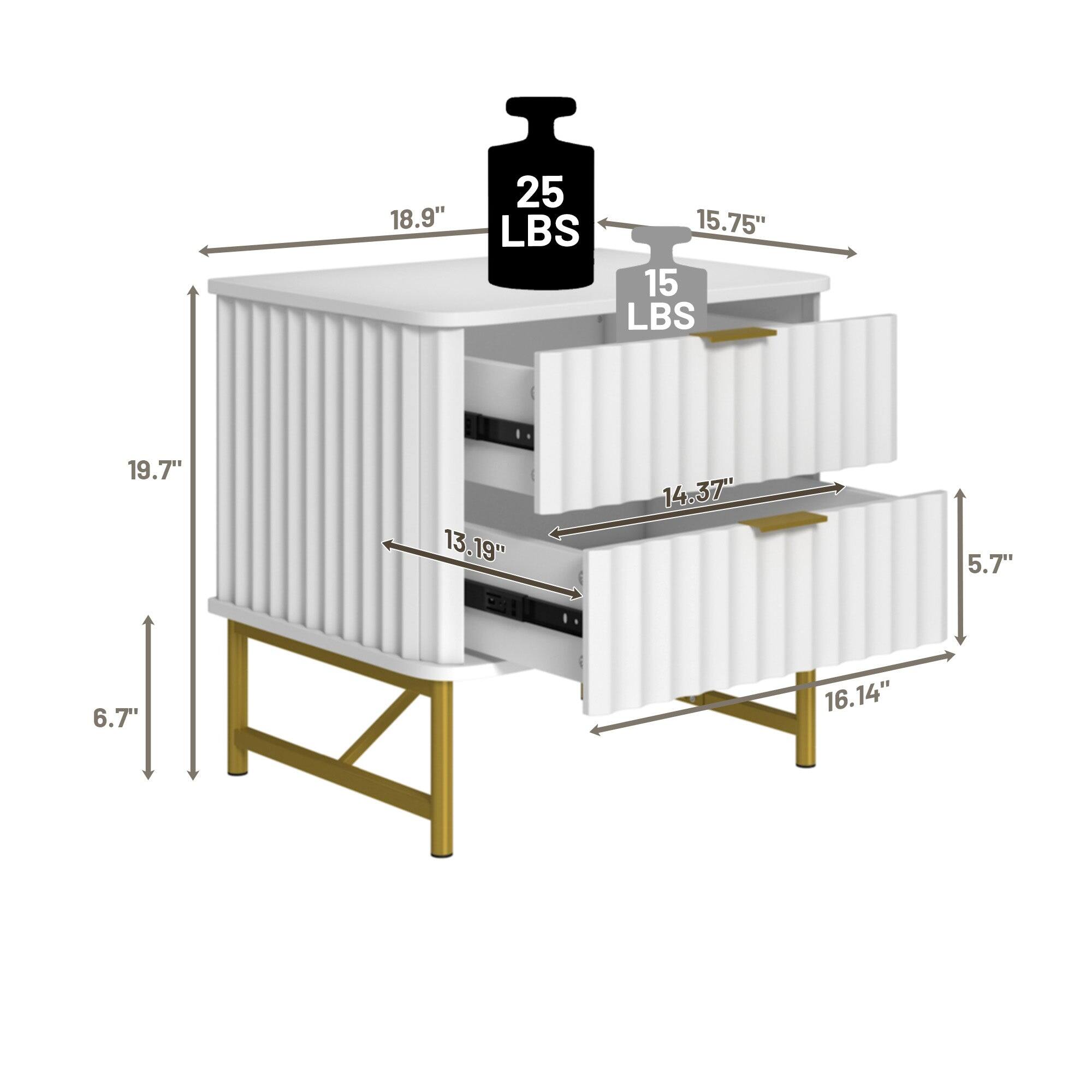 18.9"  
25 LBS  
15.75"  
15 LBS  
19.7"  
13.19"  
14.37"  
5.7"  
6.7"  
16.14"