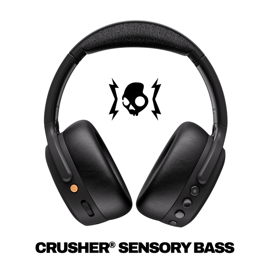 Skullcandy Crusher ANC 2 Sensory Bass Over Ear Headphone In True Black - Foto 8