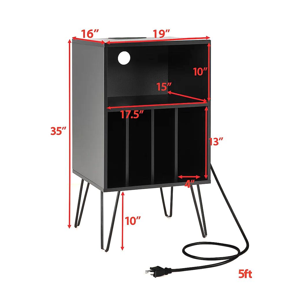16" x 19" x 35"  
15" x 10" x 17.5"  
13" x 4" x 10"  
5ft