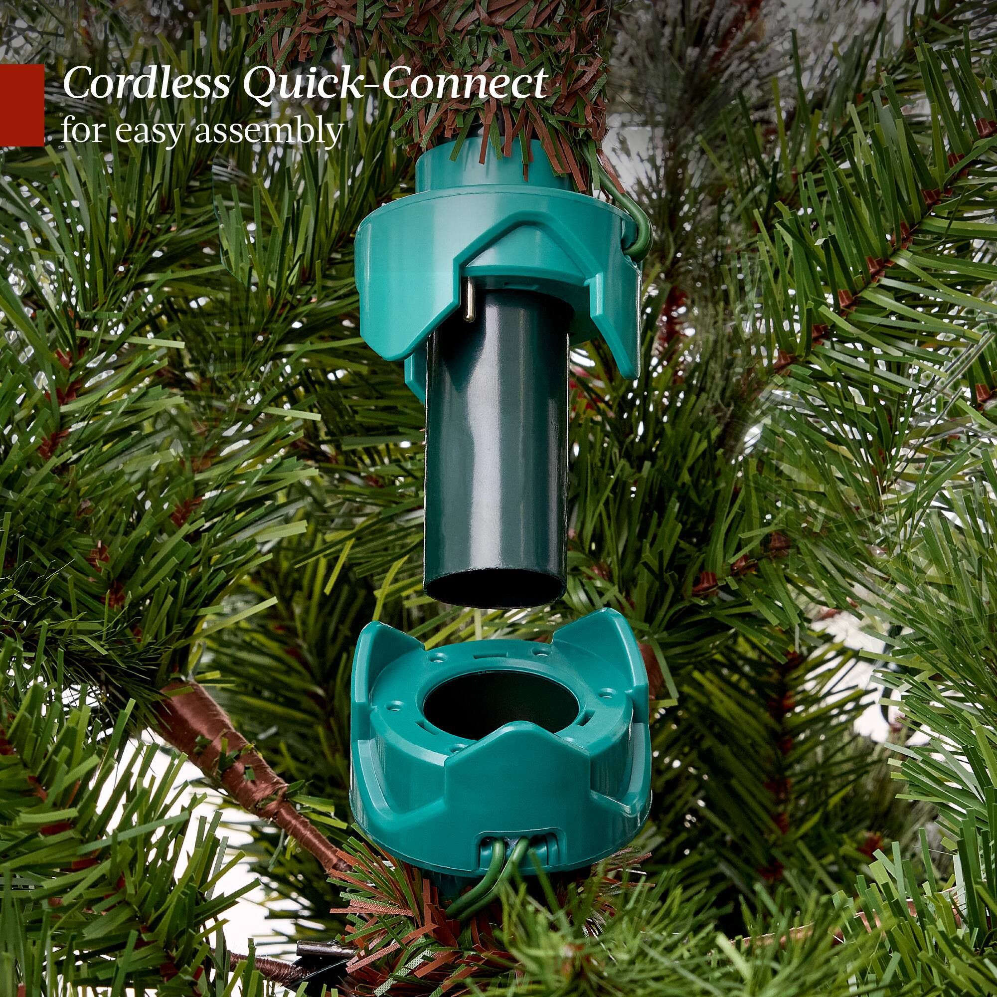 Cordless Quick-Connect for easy assembly