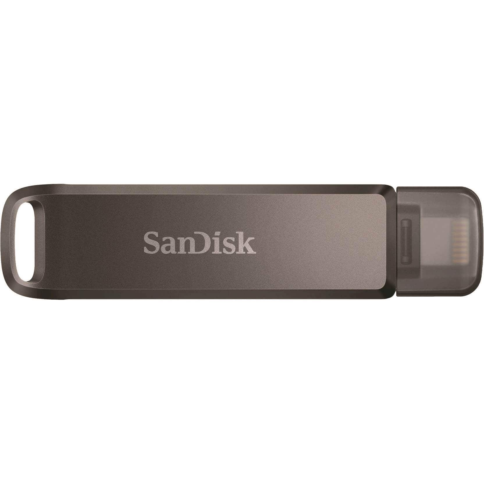 SanDisk 128GB iXpand Phone Drive Luxe for iPhone Lightning and Type-C  Devices Black SDIX70N-128G-AN6NE - Best Buy