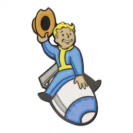 Fallout - Limited Edition Vault Boy Pin Badge - Multi-Colored