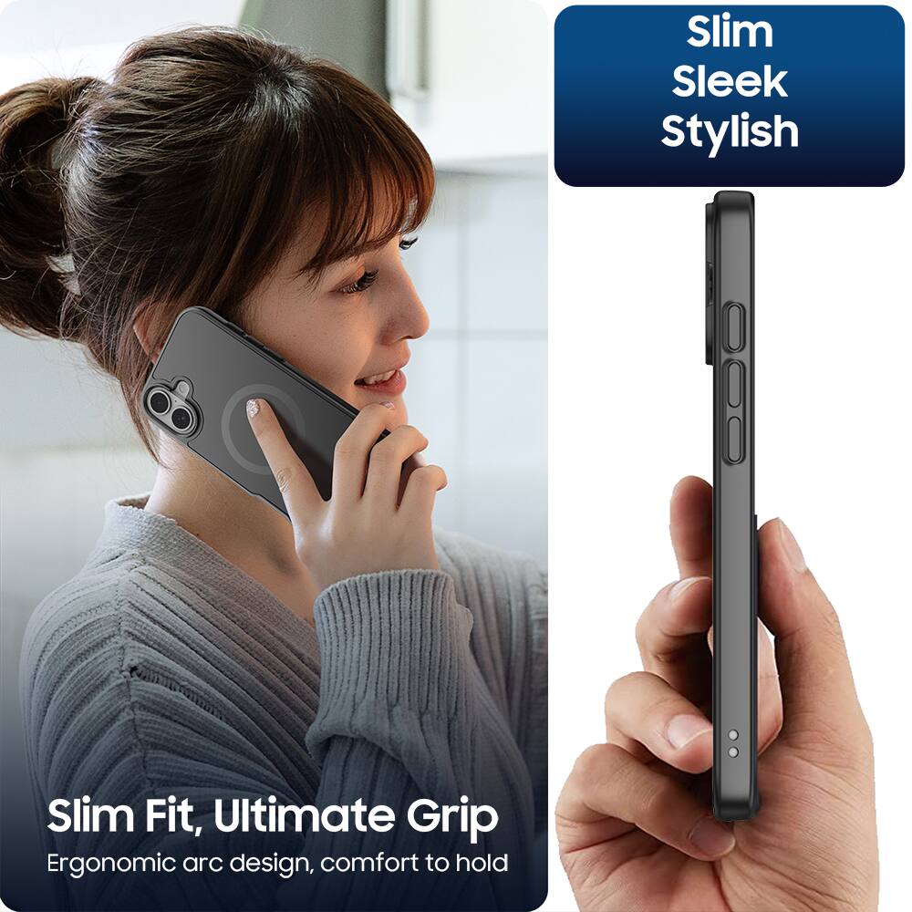 Slim Sleek Stylish Slim Fit, Ultimate Grip Ergonomic arc design, comfort to hold