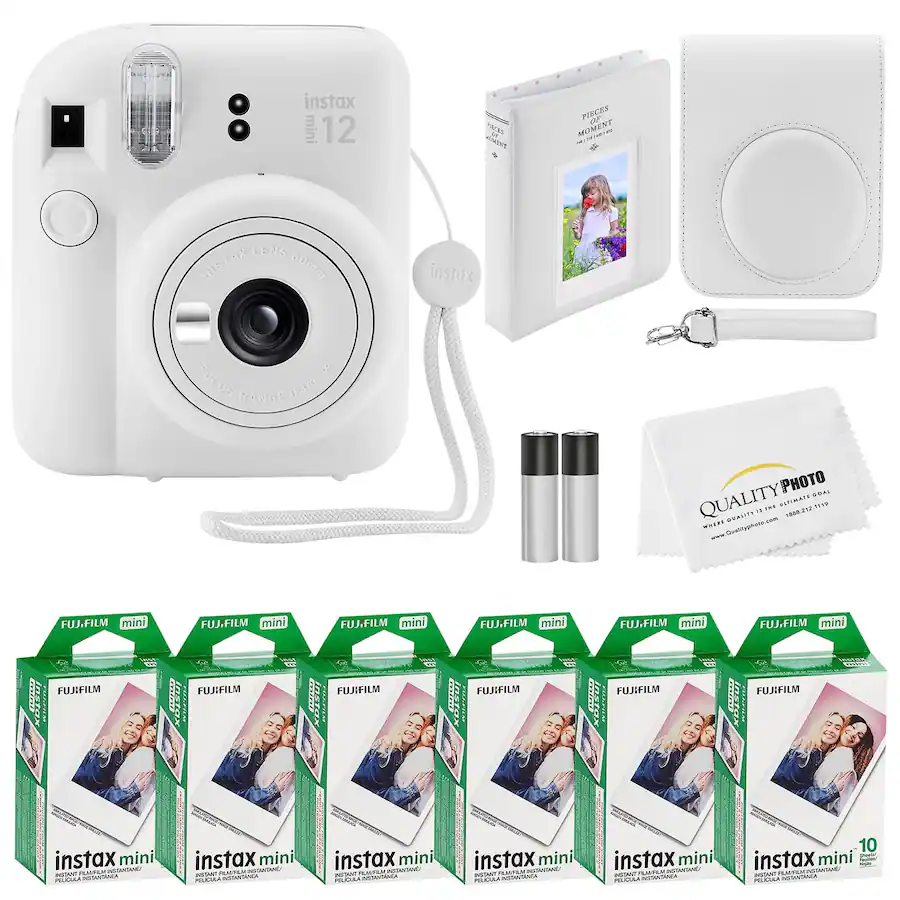 Mini Funious Fujifilm Instax Mini 12 Instant Camera 60 Photo Prints Quality Photo ...