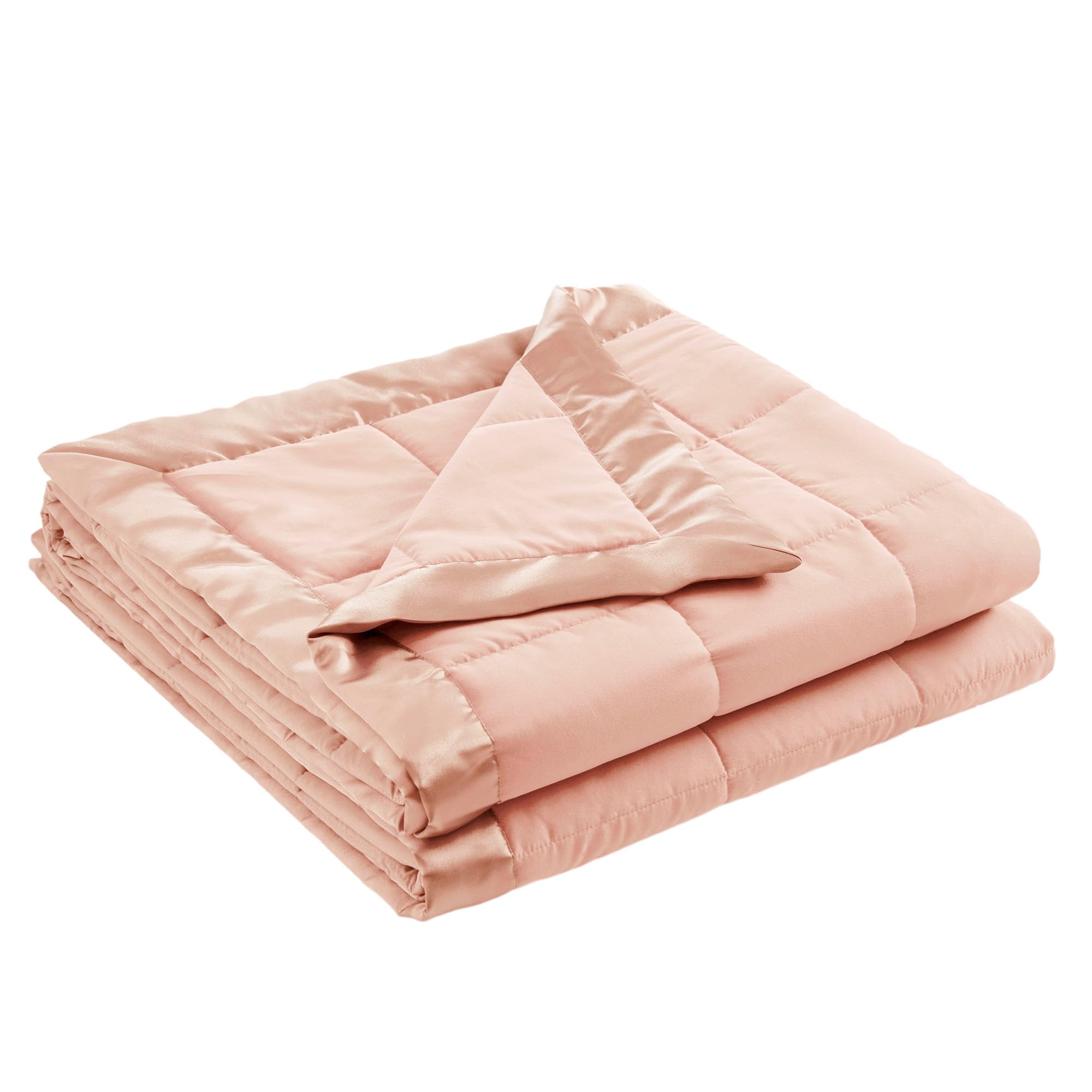Satin Trim, Blush-Full/Queen