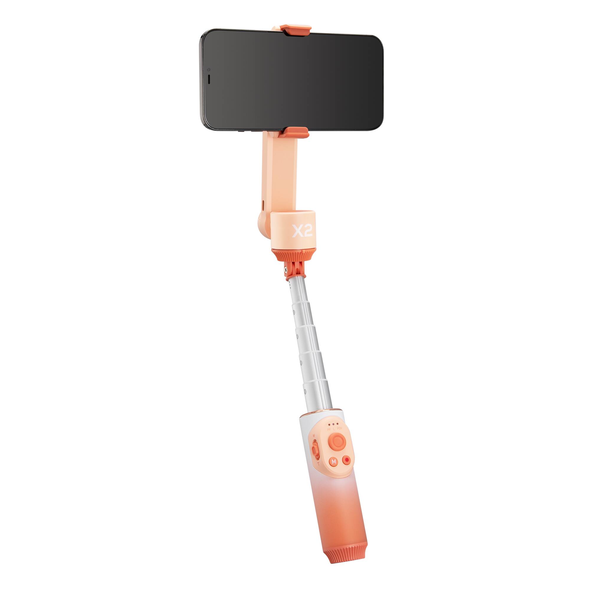 Alt View 16. Zhiyun - Smooth-X2 Combo Kit - with tripod, fill light, storage pouch and protective bag - Orange.