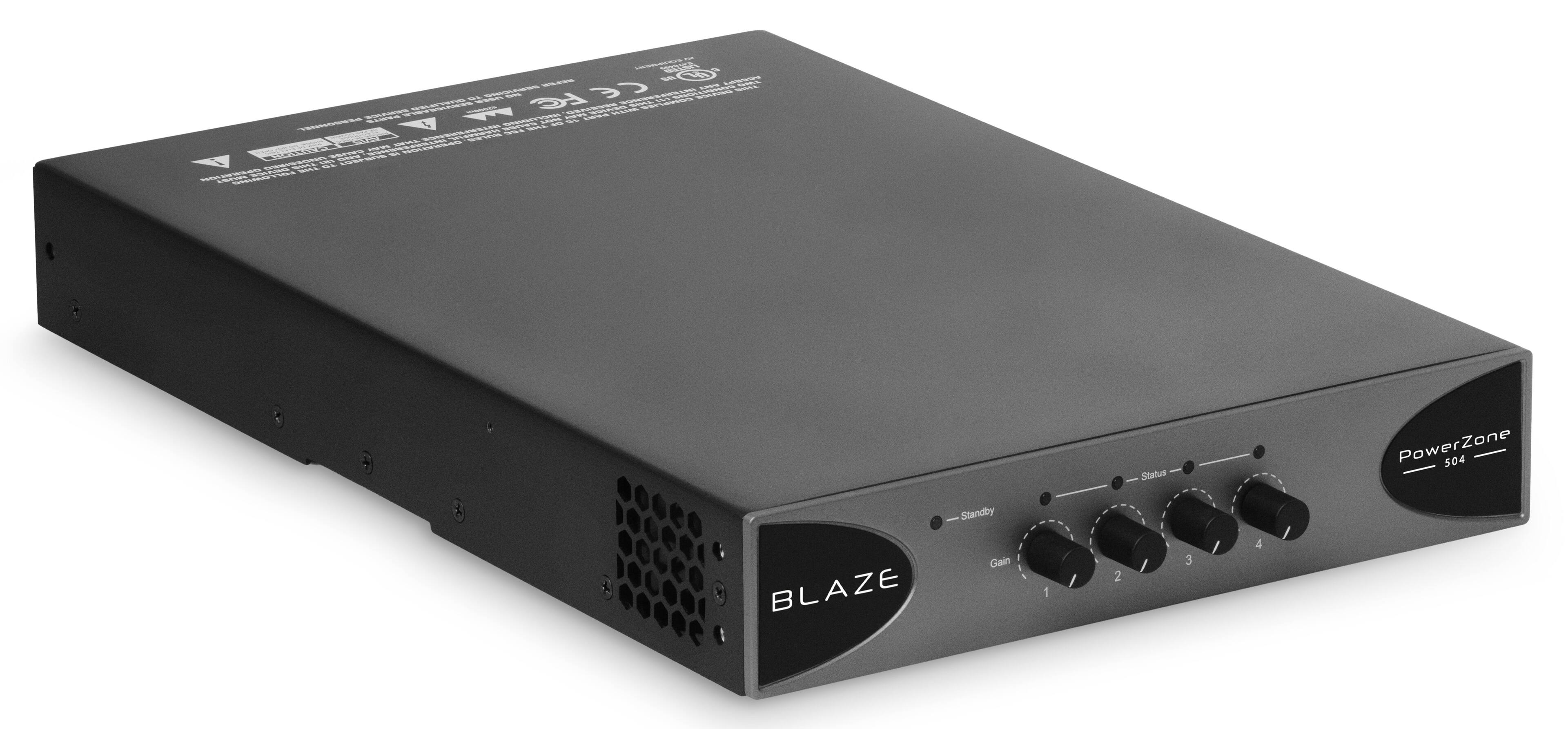 F0a - I E I CEFC FC : c adida VEN3 3 - YEEA S -t - Status PowerZone 504 Standby BLAZE Gain 1 2 3 4

BLAZE

PowerZone 504