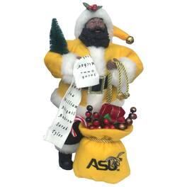 Santa's Workshop - Gold Alabama State Hornets 12'' Santa - Yellow