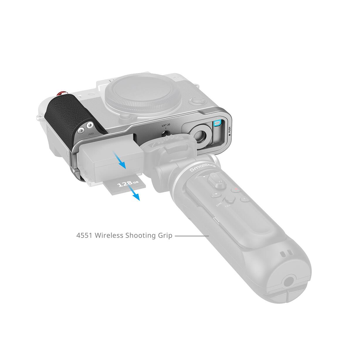 20 120 inutan 4 128G S SmallR 11 LITS LES 4551 Wireless Shooting Grip