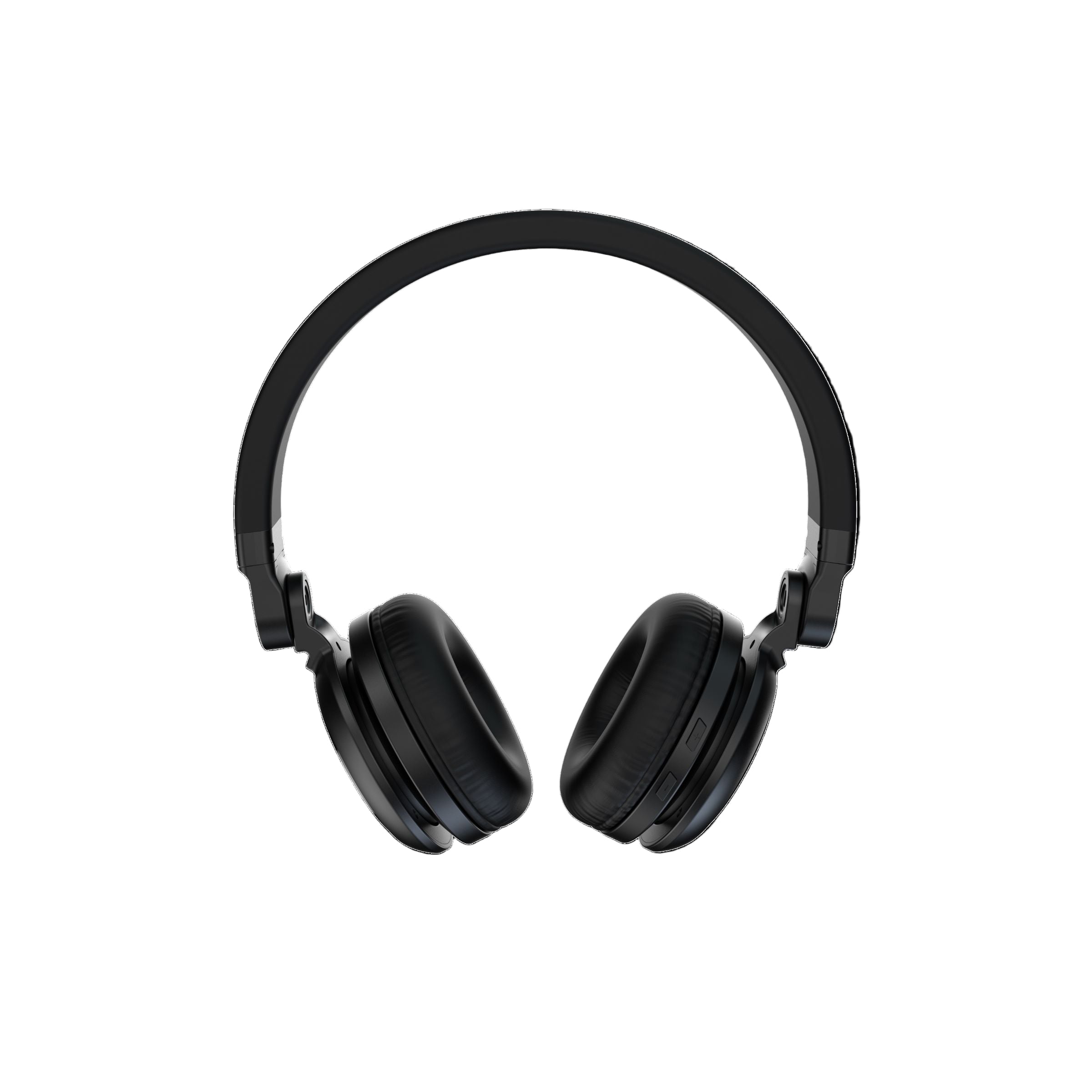 Alt View 3. Gemini - GBTX-200 wireless Bluetooth 5.4 headphones with ENC mic for calls, 40mm drivers and 3.5mm AUX input - Black.