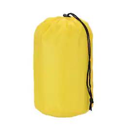 Unique Bargains - Stuff Sack, Nylon Waterproof Storage Sack, Portable Drawstring Dry Bag with Toggle, 5x10Inch, for Camping - Yellow