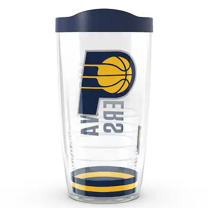 Front. Tervis - Indiana Pacers 16oz. Arctic Classic Tumbler - Multicolor.