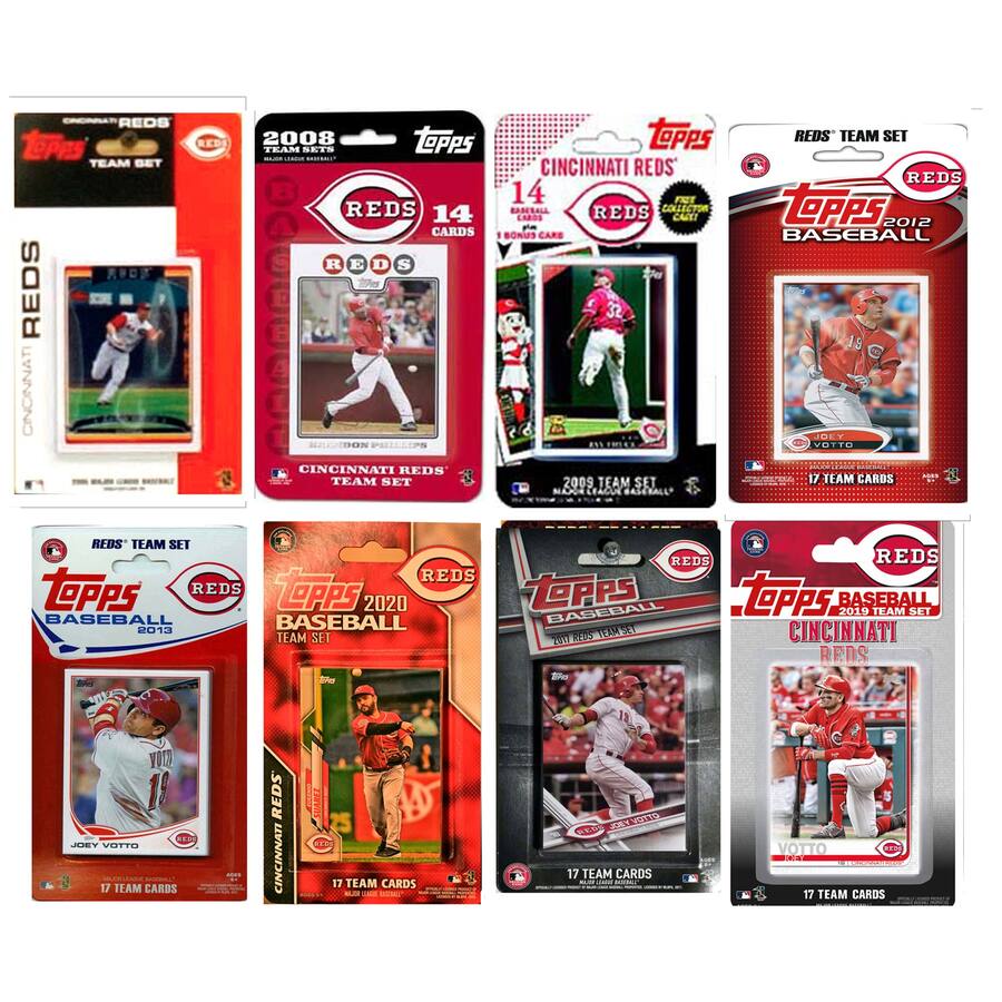 C&I Collectibles Cincinnati Reds Team Multi Season Trading Card Set ...