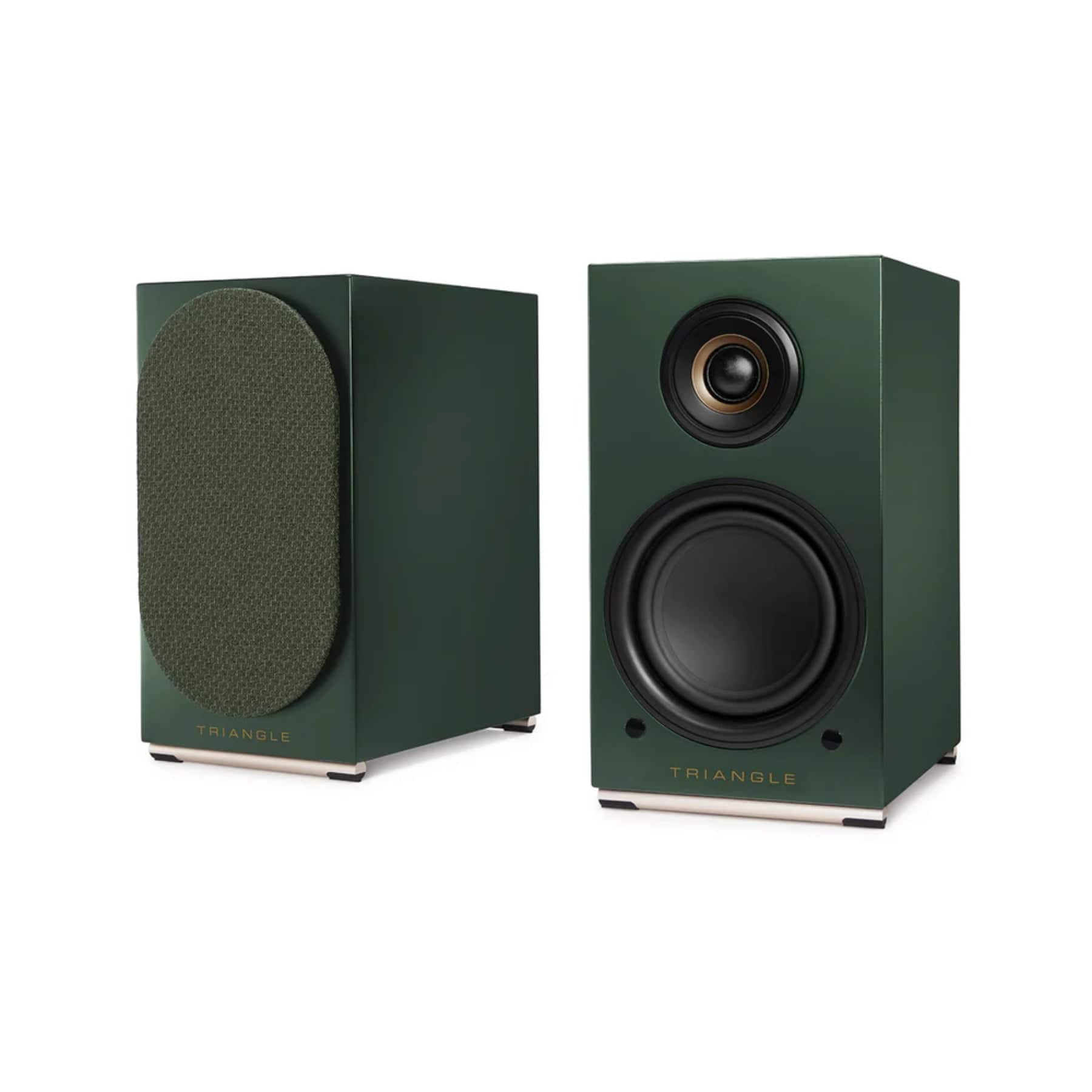 Triangle - AIO Twin Powered Bookshelf Speakers Pair - English Green price history on PriceWatchPro