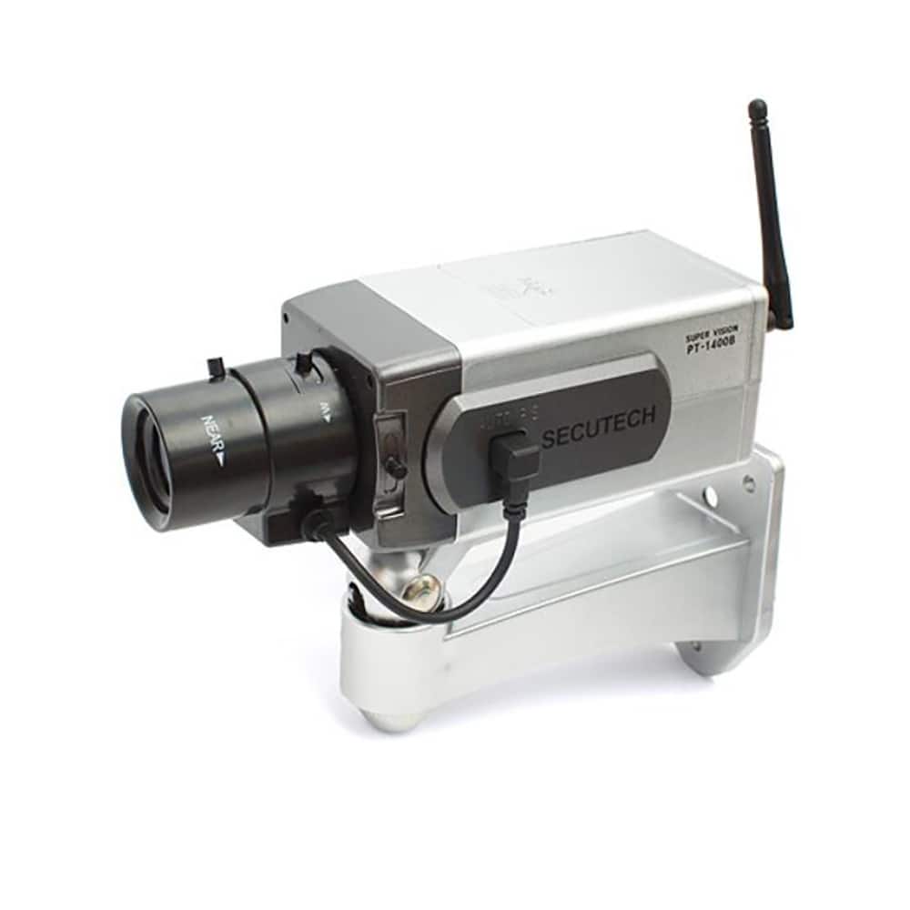 SPT - Decoy Box Camera with Motion Sensor Moving and LED Light - Silver