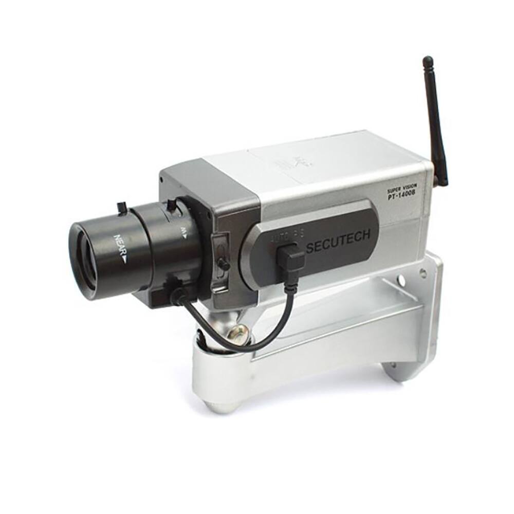 SPT - Decoy Box Camera with Motion Sensor Moving and LED Light - Silver