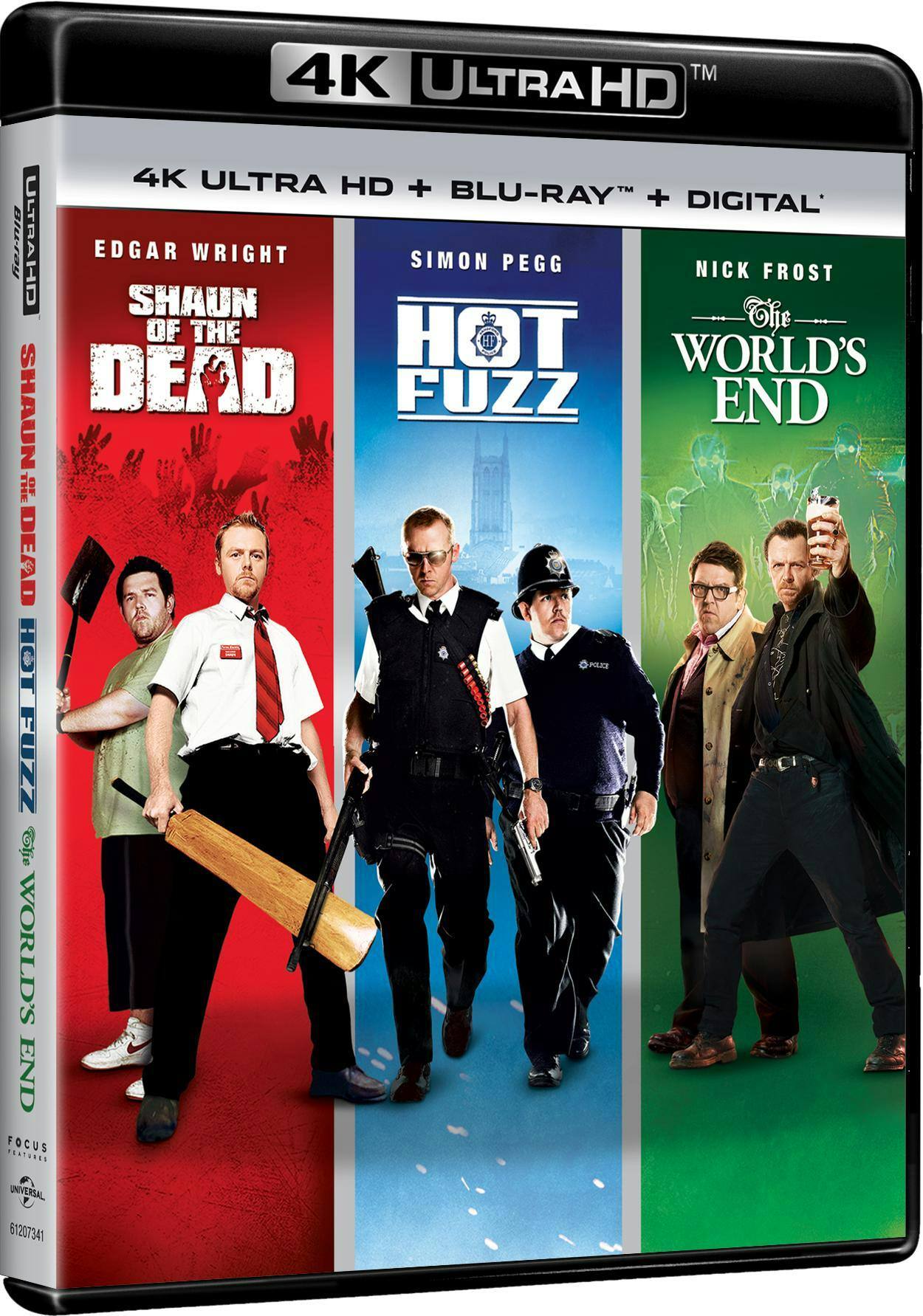 Angle. Shaun of the Dead/Hot Fuzz/The World's End (4K Ultra HD) [UHD].