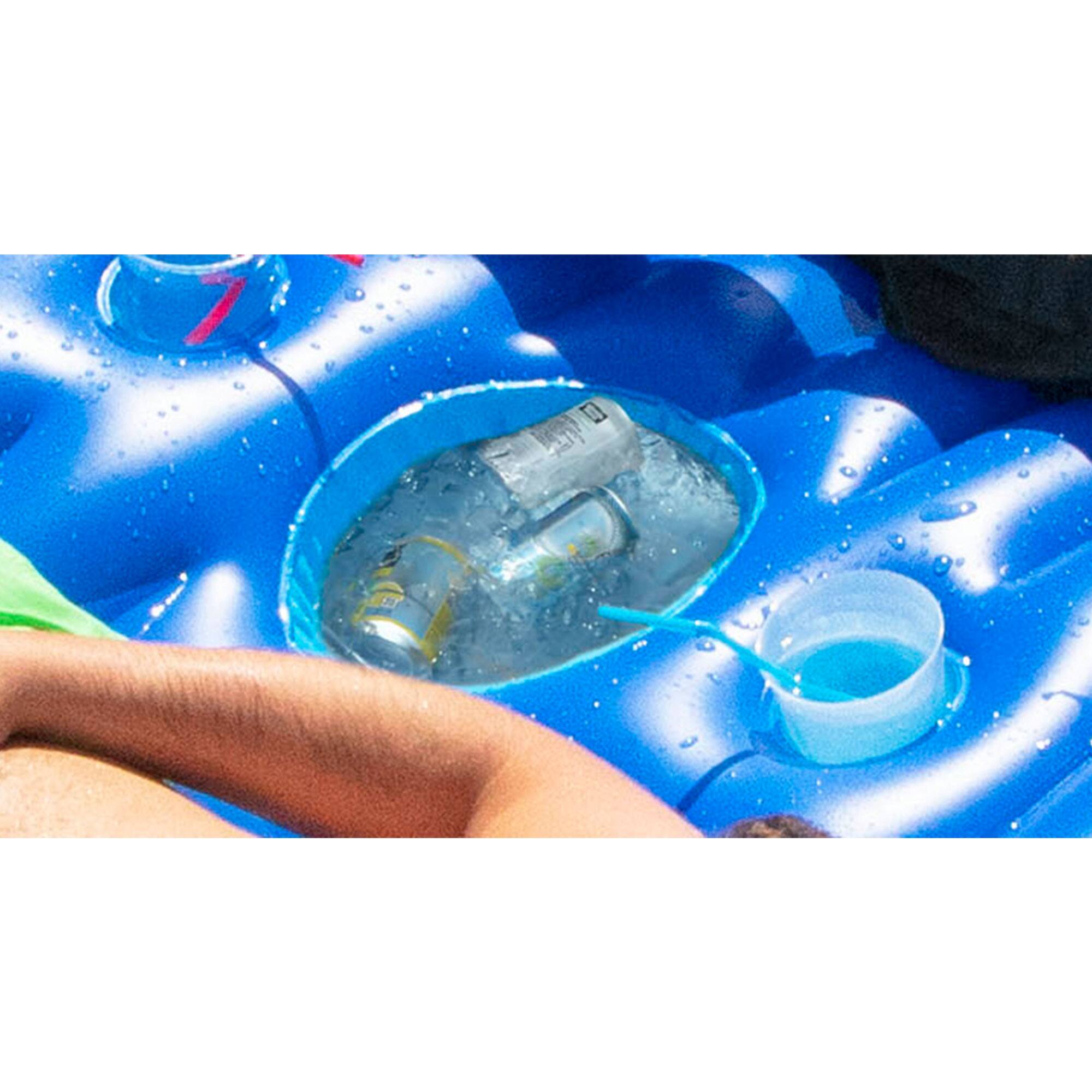 Alt View 13. Swimline - Swimming Pool Inflatable 2 Person Air Mattress - Blue.
