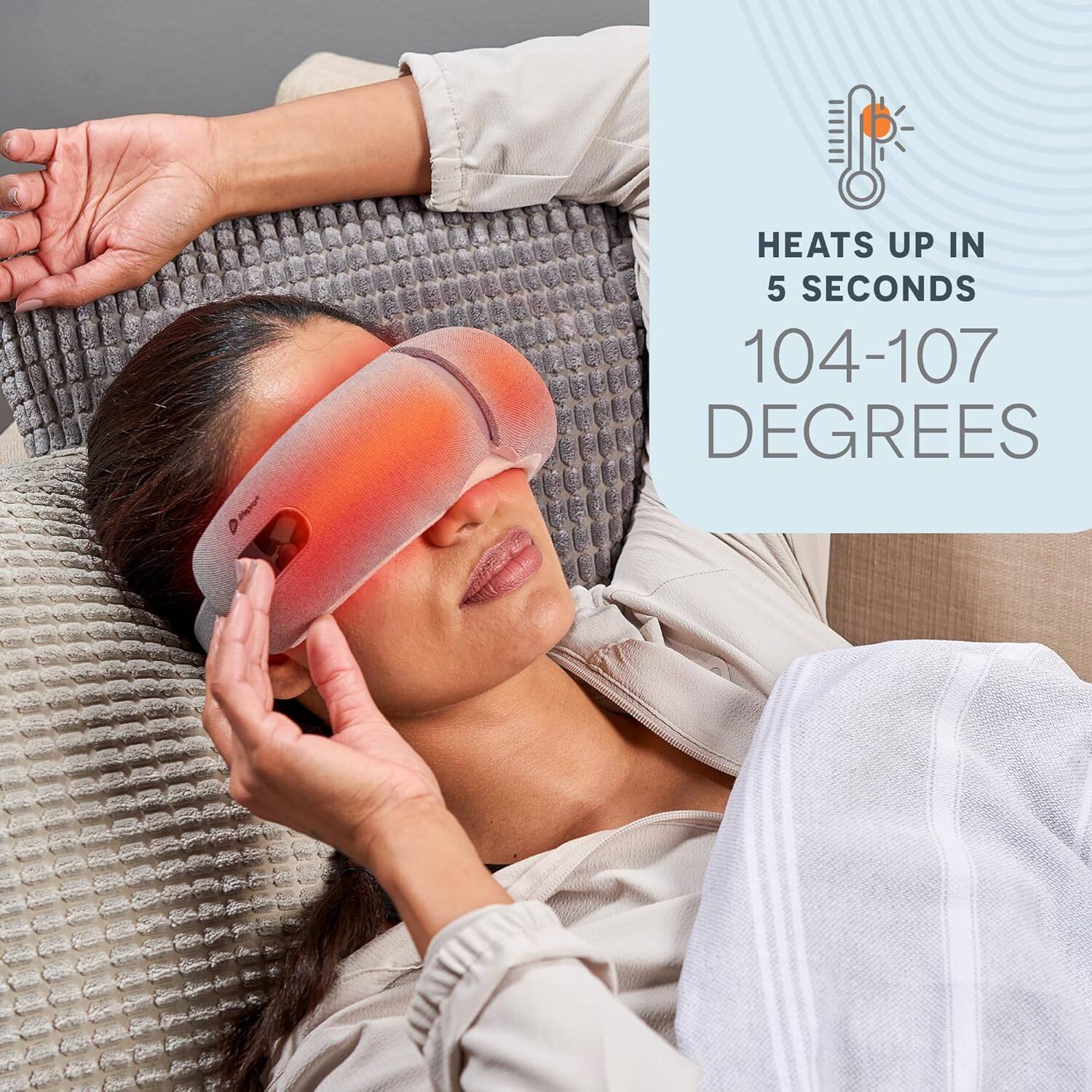 Heats up in 5 seconds  
104-107 degrees