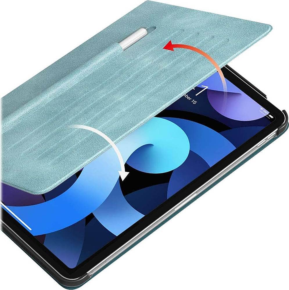 Alt View 16. SaharaCase - Multi-Angle Case for Apple® iPad® Air 10.9" (4th Generation 2020 and 5th Generation 2022) - Aqua.