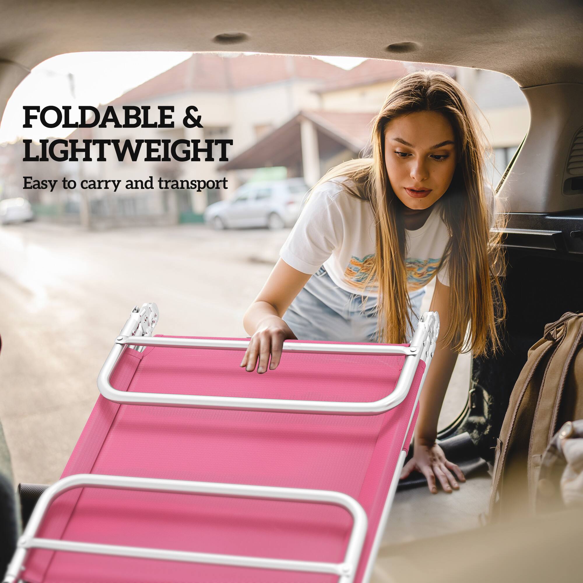 FOLDABLE & LIGHTWEIGHT  
Easy to carry and transport