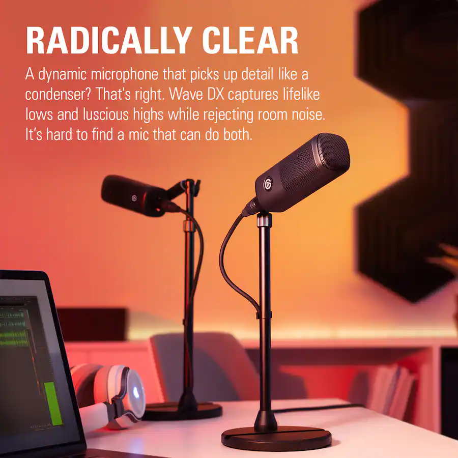 Elgato Wave DX Dynamic Microphone Black 10MAH9901 - Best Buy