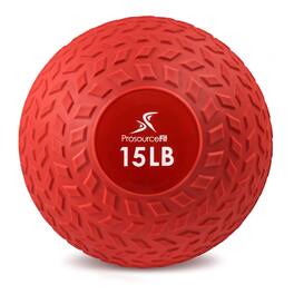 ProsourceFit - Tread Slam Ball, 15 lbs - Red