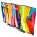 Alt View 3. LG - 83" Class C2 Series OLED evo 4K UHD Smart webOS TV - Dark Silver.