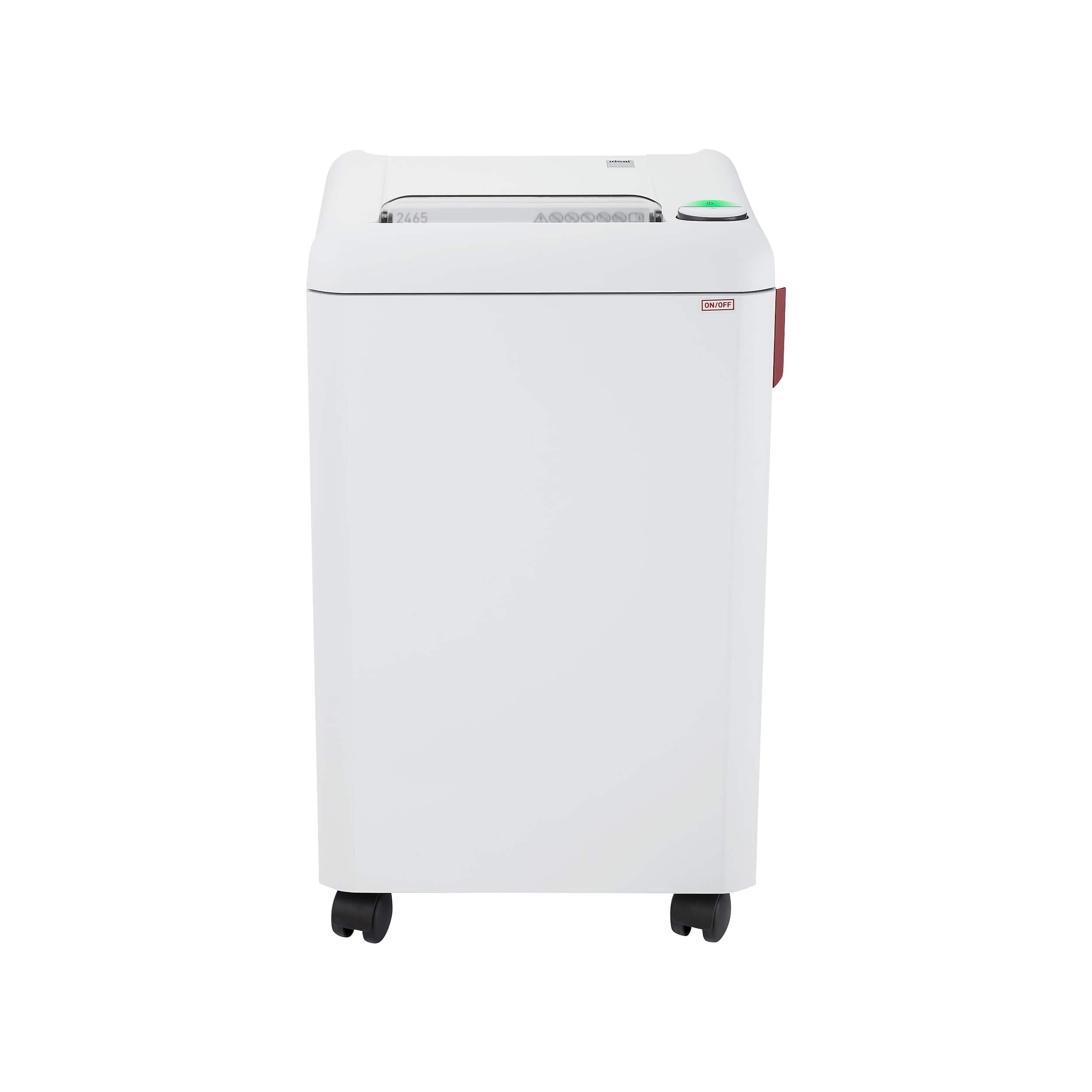 IDEAL - 2465 P-2 Security 27 Sheet Strip Cut Multi-Media Commercial Shredder (IDEDSH0068H)