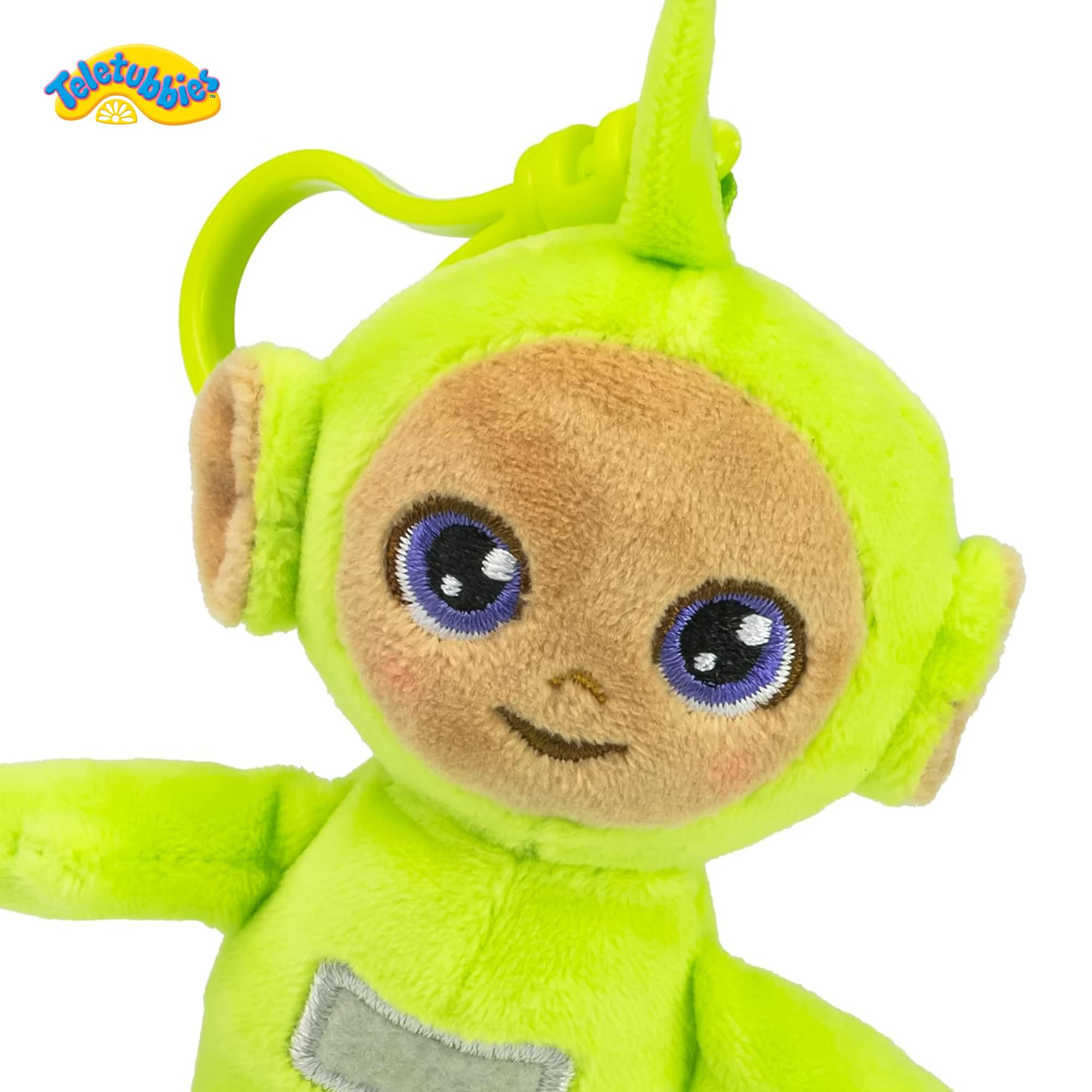 Alt View 10. The Loyal Subjects - Teletubbies 4-Inch Plush Backpack Clip | Dipsy - Green.