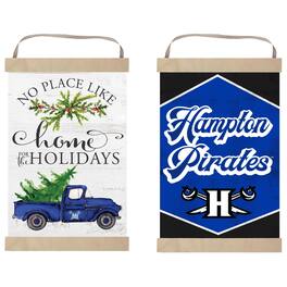 Jardine - Hampton Pirates 12" x 20" Reversible Banner Sign - White