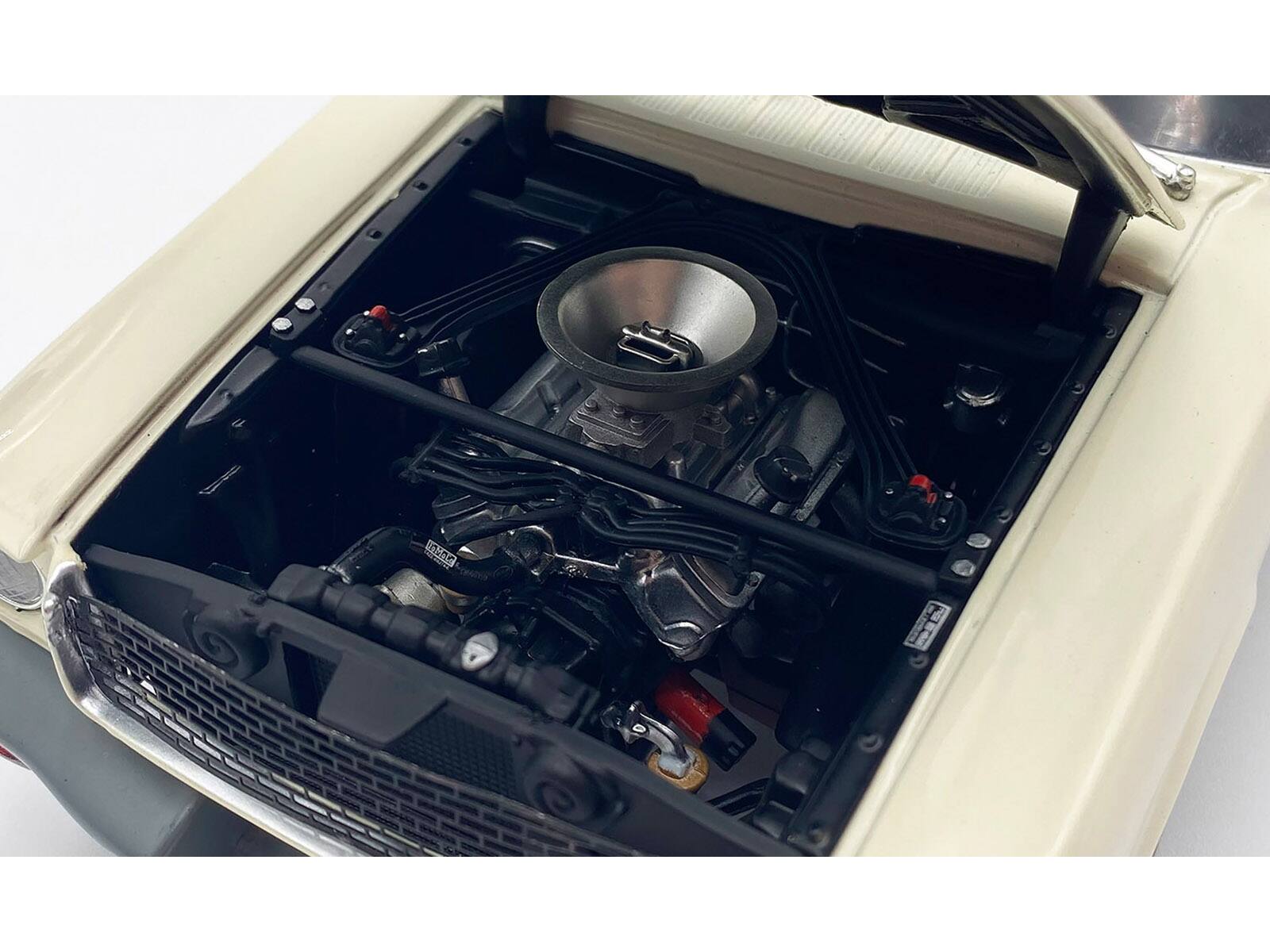 Angle. ACME - 1965 Shelby GT350R Prototype #3 White Limited Edition to 312 pieces Worldwide 1/18 Diecast Model Car by ACME - White.