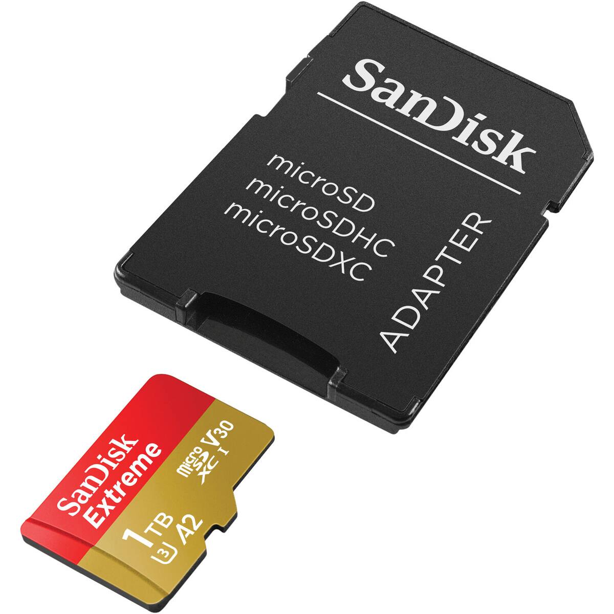 microSD SanDisk microSDXC ADAPTER V30 I SanDisk Extreme 1TB A2