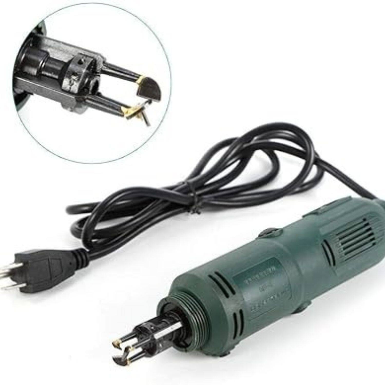 Angle. Stock Preferred - 12500RPM Handheld Magnet Wire Stripping Machine - Silver / Black.