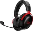 Front. HyperX - Cloud III S Wireless Gaming Headset for PC, PS5, PS4, Nintendo Switch, Mac, and Mobile - Red/Black.