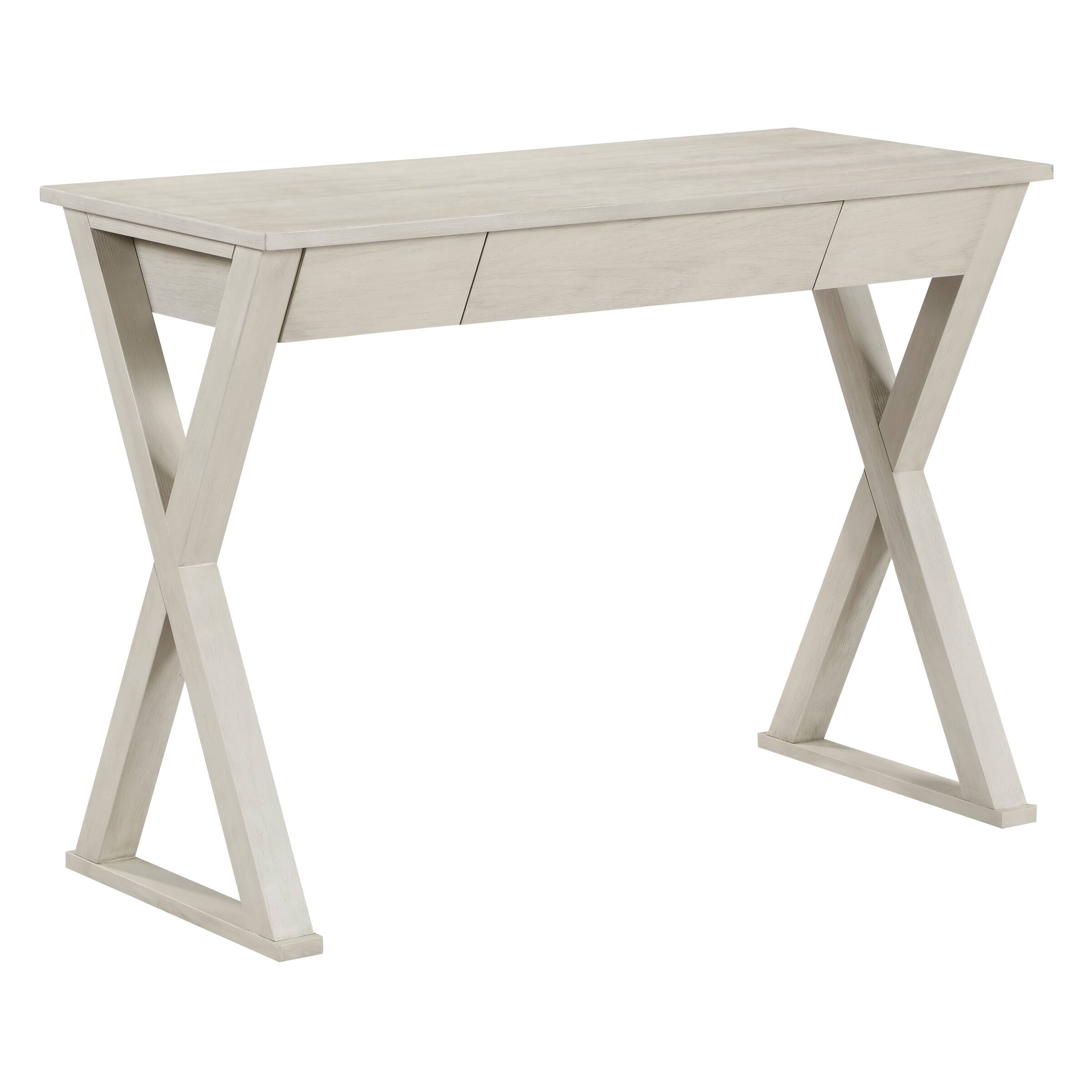 Angle. OSP Home Furnishings - Marna Writing Desk - Weathered White.