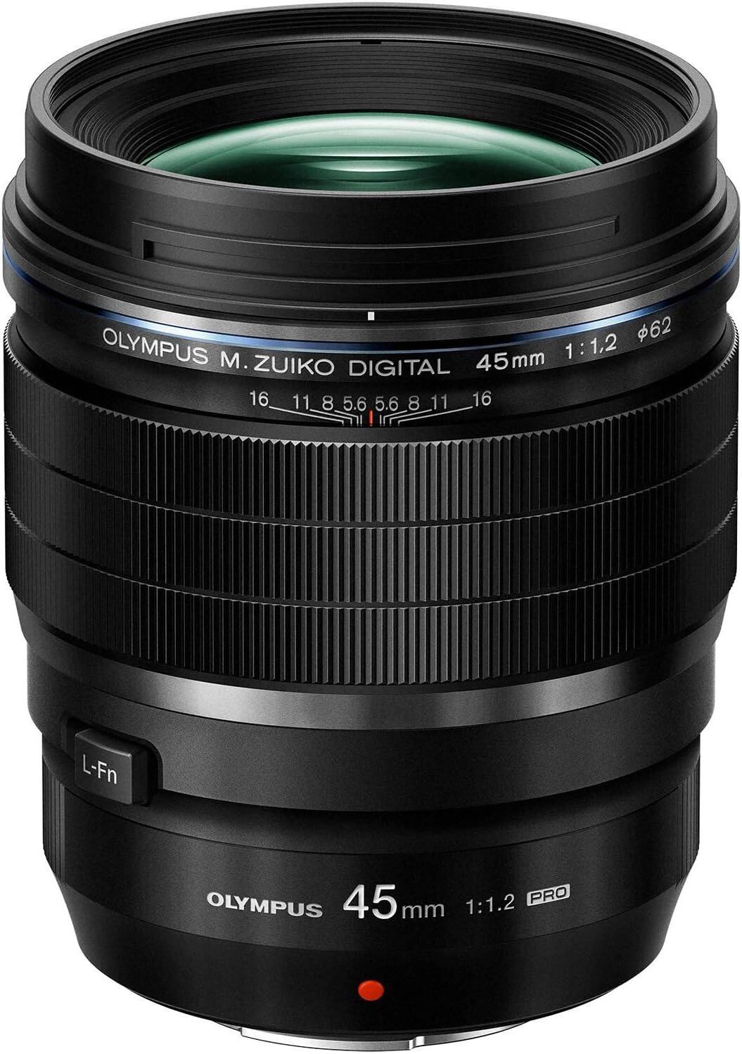 OLYMPUS M. ZUIKO DIGITAL 45mm 1:1.2  
16 11 8 5.6 5.6 8 11 16  
L-Fn  
45mm 1:1.2 PRO