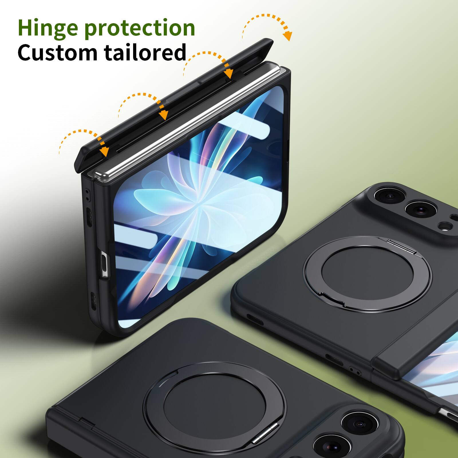 Dteck For Apple iPhone Duo Rugged Case With Screen Protector ...