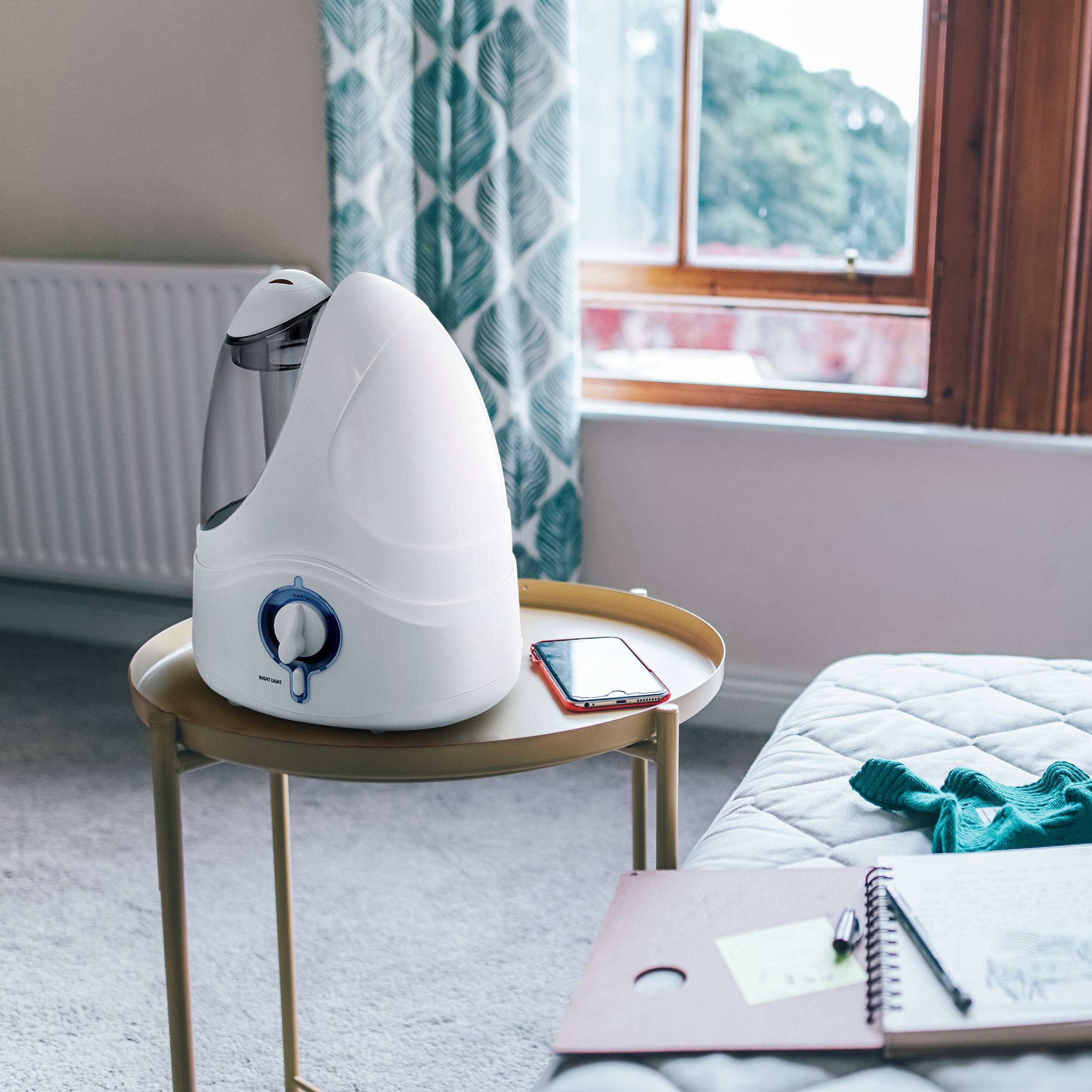 Alt View 1. Optimus - Optimus 1.5 Gallon Cool Mist Ultrasonic Humidifier - White.